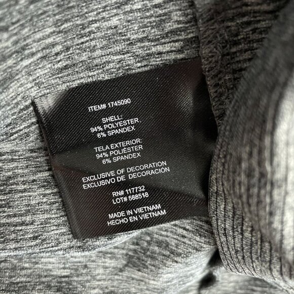 NEW Gerry Men's Size L Long Sleeve 1/4 Zip Pullover Gray Mock neck Sweatshirt - Picture 7 of 9